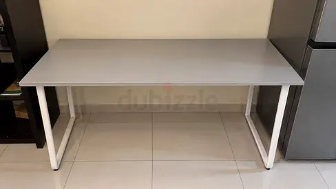 Minimalist white study/office table - good condition