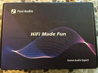 Fosi Audio TB10A 2-Channel Hi-Fi Stereo Amplifier - Compact, New