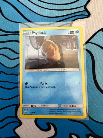 Psyduck Pokemon card reverse holo