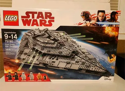 LEGO Star Wars 75190 First Order Star Destroyer — Sealed Box, New