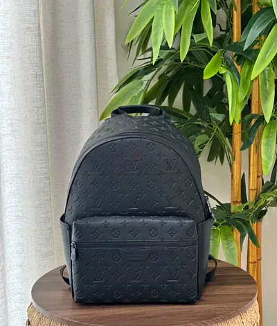 Louis Vuitton  1.1 Super Master Top Quality  Matte Black Monogram Backpack - Spacious Everyday Bag
