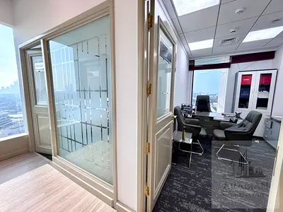 Modern Executive Office with View | Furnished | Professional Workspace | Near Metro Station