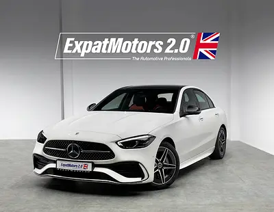 Mercedes-Benz C 200 Saloon | GCC Specs | Low Mileage | Gargash Warranty & Service Contract 2028