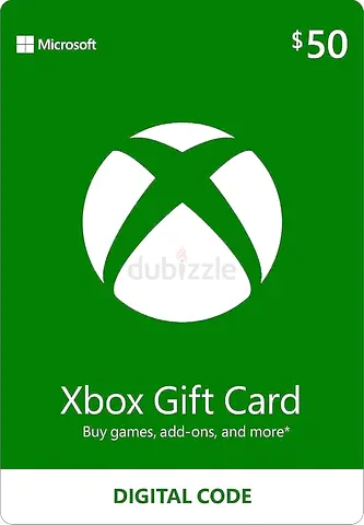 Xbox Gift Card $50 - Digital Code (Microsoft)
