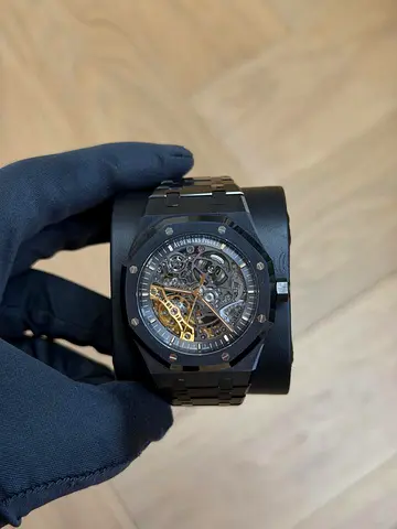 Audemars Piguet Openworked black 1:1 Clone With Box and Card