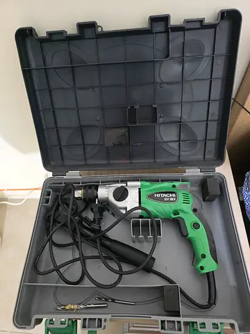 Hitachi Corded Power Drill with Case - New