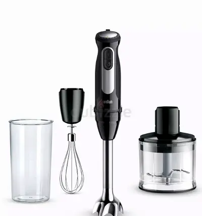 Braun MultiQuick 5 Pro MQ55236M Hand Blender with Whisk, Chopper and Beaker - Good Condition