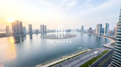 Spacious 3BHK with Panoramic Sea View Balcony | Al Khan | Gym | Swimming pool