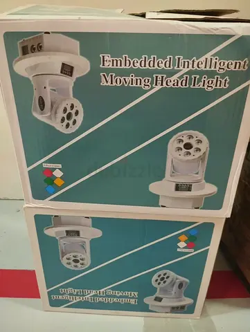 Embedded Intelligent Moving Head Light - New in Box (Pair)