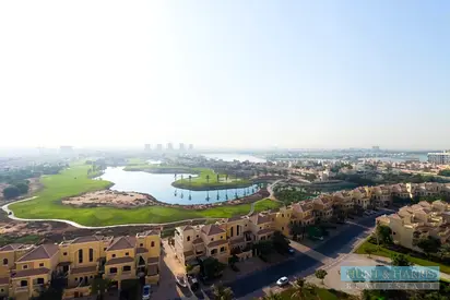Furnished Studio for Rent Al Hamra - Large Balcony - Golf View