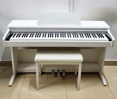 The Kawai KDP75 is an entry-level, console-style digital piano that features 88 grade-weighted keys