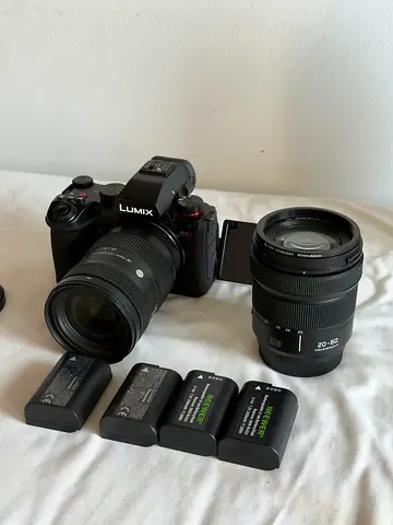 Panasonic Lumix S5ii Kit with Two Lenses and Extra Batteries