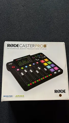 Rode Rodecaster Pro II Podcast Production Console - Perfect Working Condition with box and papers