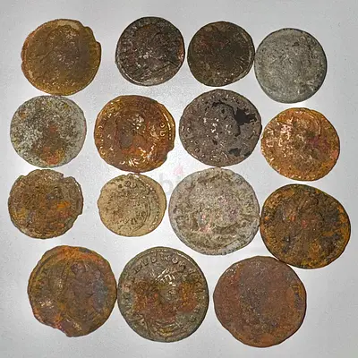 15x Ancient Roman Empire Bulk Lot Collection (old antique coins)