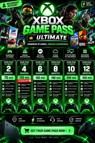 Xbox Game Pass Ultimate | 2–12 Months | Best Prices �