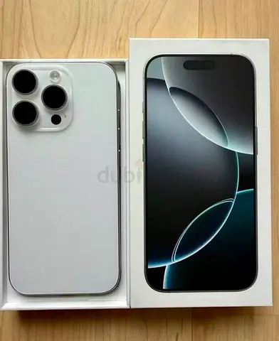 I phone 16 pro max silver  TDRA