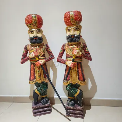Wooden statue