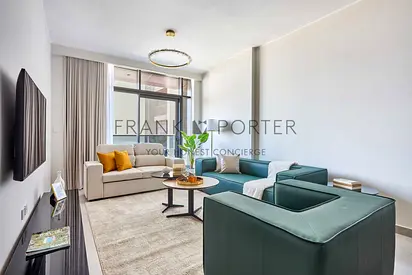 Contemporary 1BR with Distant Lake Views in JVC! Ideal for Mid - Term, Monthly & Weekly stays | All
