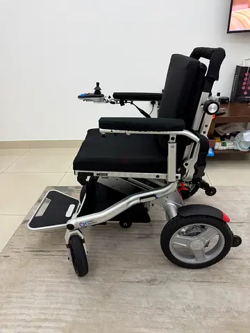 Portable Lightweight Foldable Electric Wheelchair - Good Condition