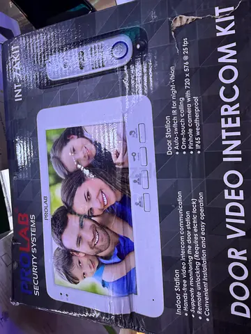 Video Door Intercom Kit with 7" Monitor — New in Box
