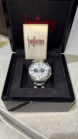 Fantasma Men's Chronograph Stainless Steel Watch with Box