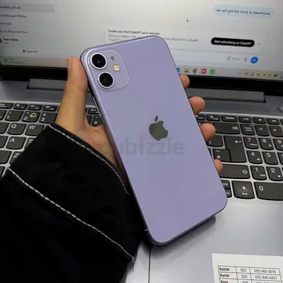 IPHONE 11 64 GB - DISPLAY CHANGED BUT ALL WORKING PERSONAL USED