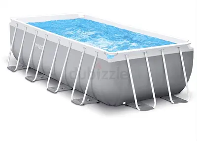 Large Rectangular Above-Ground Frame Pool (Family Size) - Good Condition