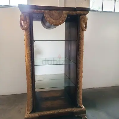 Antique Style Arabic-Inspired Curio Cabinet