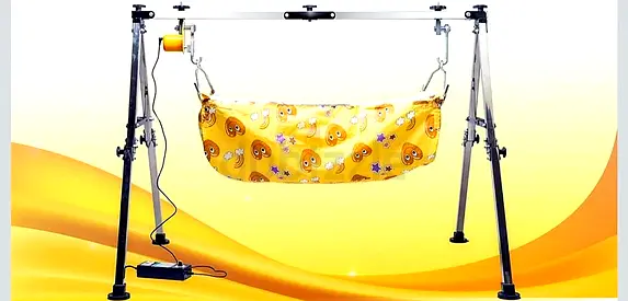 Electronic Baby Cradle Swing Unit (Good Condition)