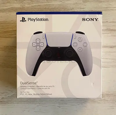 ‏PS5 Original White DualSense Controller With Box