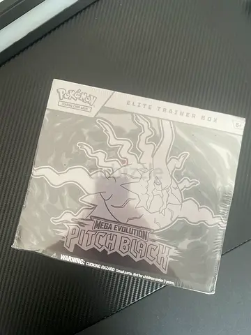 Sealed Pokémon TCG Mega Evolution: Pitch Black Elite Trainer Box (Factory Wrapped)