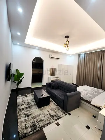 Furnished studio in Al batain includes water electric wifi maintenance parking