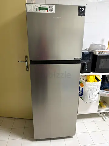 LG 2-Door Frost Free Refrigerator - Silver, 10 Years Warranty, Good Condition