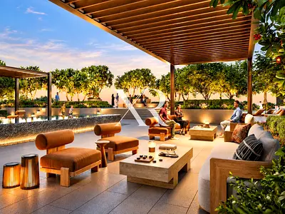 PRESTIGIOUS LIVING | CREEKSIDE HUB | COMMUNAL LAWN