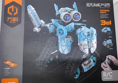 iM.Master 3-in-1 Robot Building Set — 398pcs, App & RC Control