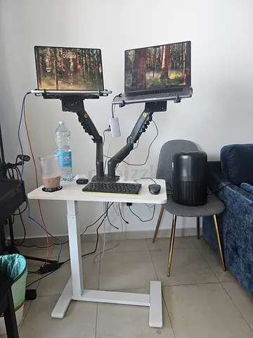 IKEA BOLLSIDAN Adjustable Laptop Table | White | Excellent Condition