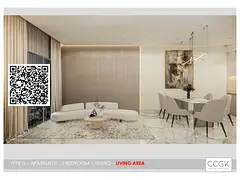 Contemporary 1BR + Study room Apartment in Gold Crest Tower D - Down payment 10% | Modern Living