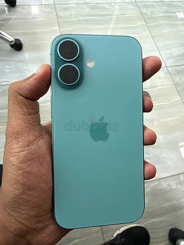 Iphone 16, 256 GB Teal color. 90% battery.