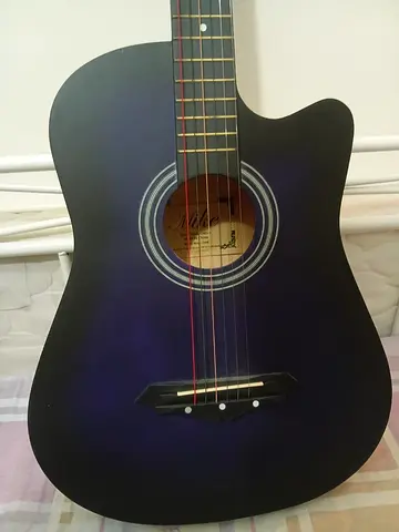 Used Cutaway Acoustic Guitar - Black, Good Condition
