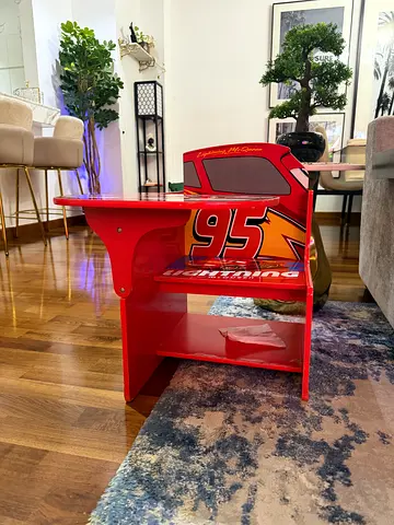 Lightning McQueen Kids Bed Frame (Car Shaped) - Red, Single