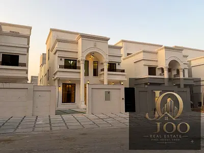 فلل فاخرة للبيع في الحليو 2 عجمان | تصميم معماري مهيب و6 غرف نوم وحوش واسع ومسبح خاص مع رسوم التسجيل والتملك والكهرباء والماء