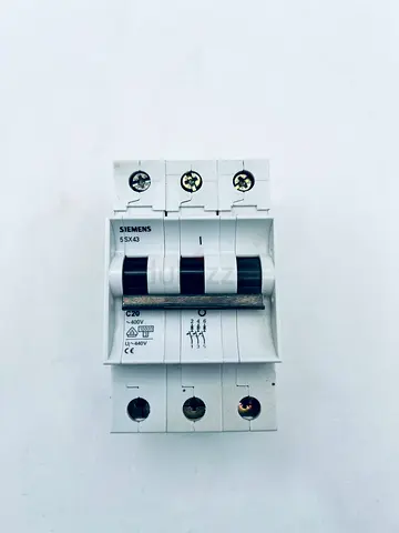 SIEMENS MCB 3P C20 10kA (5SX4320-7 / 5SX43)