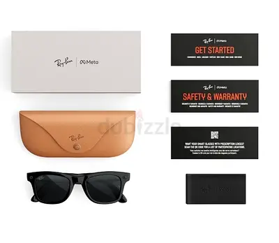 Ray-Ban Meta gen 2 Smart Glasses (Wayfarer style) with Case and Papers - Black