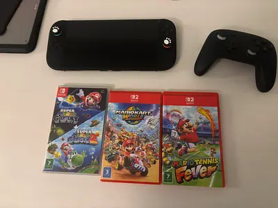 Switch 2 & pro controller & 3 games