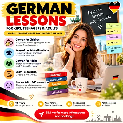 German Lessons Professional A1-B2