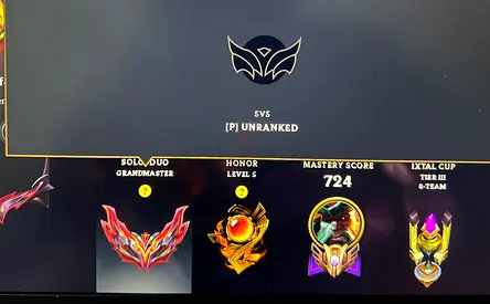 League of Legends account for sale - Grandmasters ME account