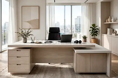 Holvane Ash Executive Desk, Manager Suite – Citadel