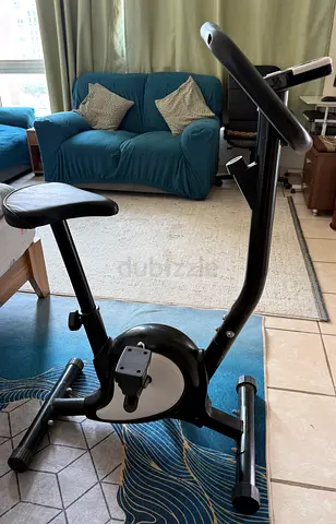 Foldable Home Exercise Bike with LCD — Adjustable Seat, Lightweight