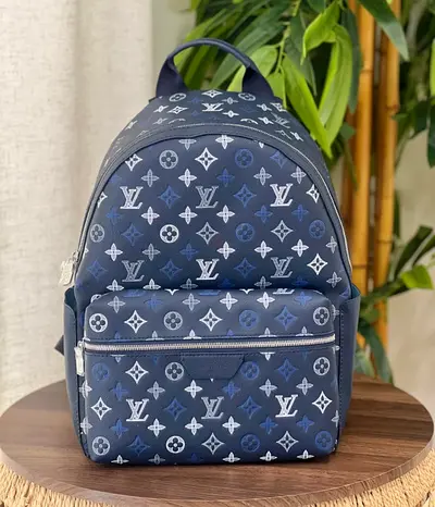 Louis Vuitton Navy Monogram Designer Super Master Top Quality Backpack