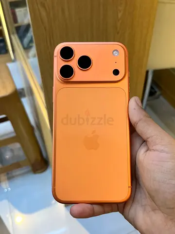 iPhone 17 Pro max (Orange) — Good condition, with case